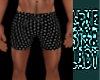 Blkwhite polkadot shorts