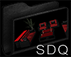 "SDQ" Couches Blk&Red