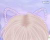 w. Lilac Kitty Headband
