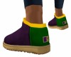 MARDI GRAS Low Booties