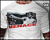 QA' Menace Tshirt White