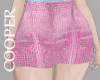 !A pink mini skirt