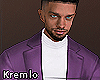 Suit Turtleneck Purple