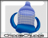 Sippy Cup Blue Gingham