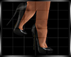Flat Black Sexy Heels