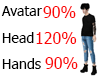 Avatar90%Head120%