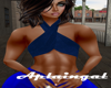 Blue Halter