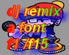 dj remix  a font