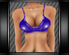 Blue PVC Bikini Top