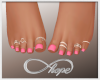 Kyara Feet Hot Pink