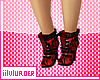 $ Cute Red Floral Boots!