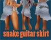 snake guitar skirt