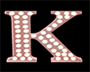 K Pink Letter Neon