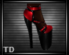 TDl Burlesque Heels Red