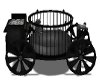 Grey Carriage Crib