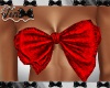 Red Bow Bra Top