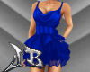 JB Ruffled Blue Dress
