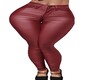 Leather Pants- Crimson