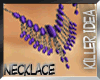 !K! Necklace - Purple