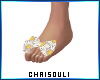 🌼 Daisy Foot Bows