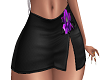Black Split Skirt-RLL