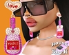 *HS Love Bottle Earrings