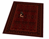 (20D) red persian rug