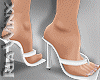 White Denim Sandals