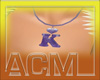 [ACM]K Amethyst Necklace