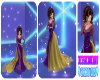 Purple Gold Gown KT