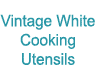 White Kitchen Utensils