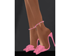 Bow pink heels