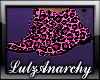 Pink Leopard Skin Boots