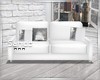 S. White Small Sofa
