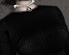 black sweater