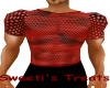 red mesh shirt