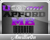 AM|UCantAffordMe Purple