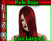 pelo rojo liso largo