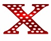 Red Sign Letter  X