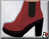 *Ankle Boots Red