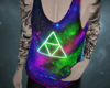 Triforce Galaxy tank top