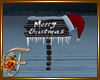 F: Merry Christmas Sign