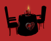 love heart table