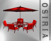 Patio Set Orange