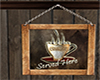 :) Coffee hanging sign 3