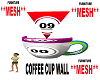 Coffee cup wall *Mesh