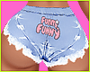 Denim Shorts- Funny