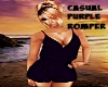 *S* Purple Casual Romper