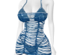 027 Summer dress L blue