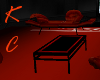 Red and Black Table